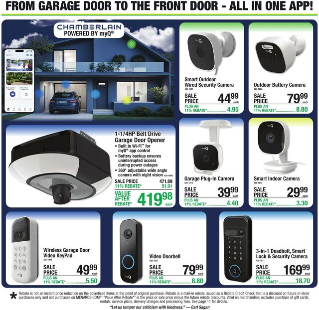 Catalogue Menards from 08/19/2026