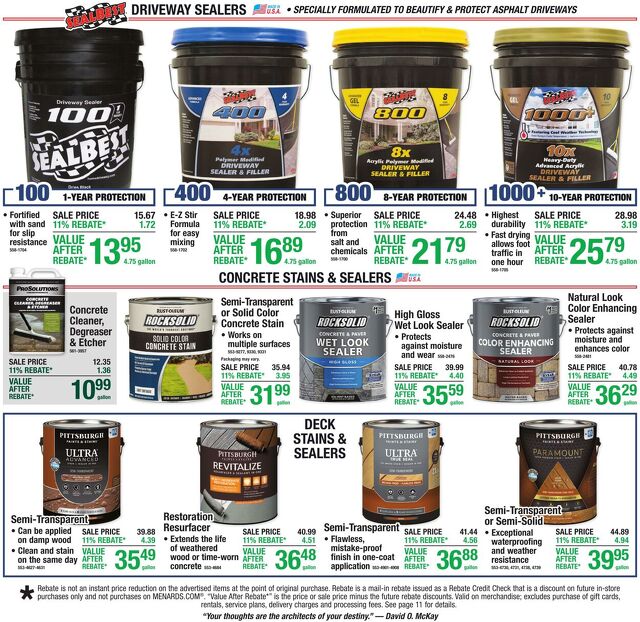 Catalogue Menards from 08/26/2026