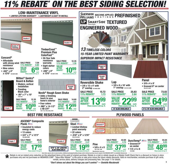 Catalogue Menards from 08/26/2026