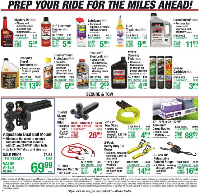 Catalogue Menards from 08/26/2026