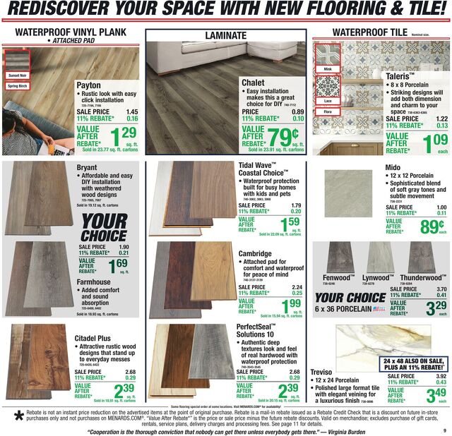 Catalogue Menards from 08/26/2026