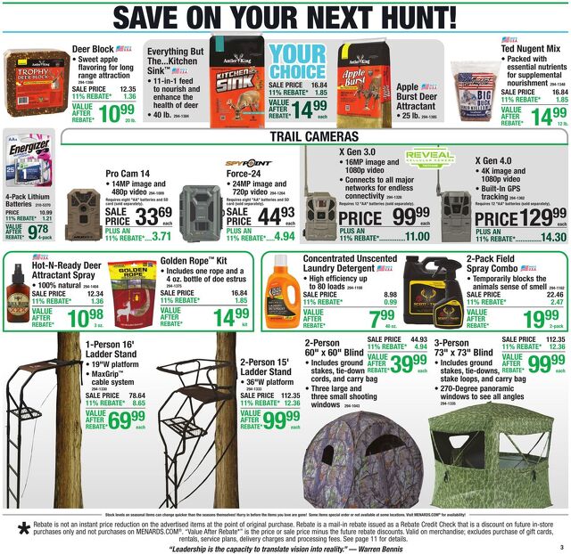 Catalogue Menards from 09/09/2026
