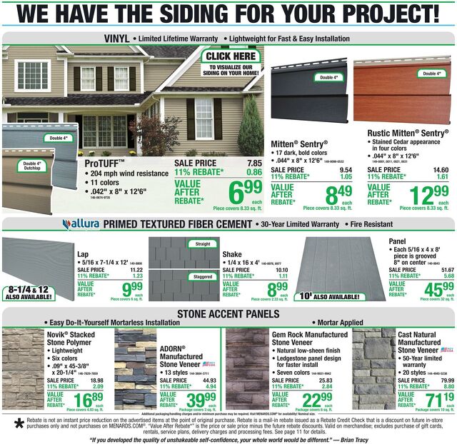 Catalogue Menards from 09/09/2026