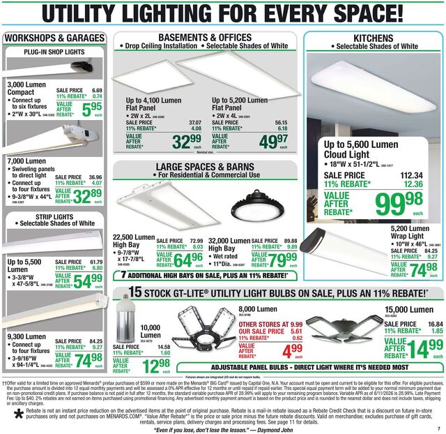 Catalogue Menards from 09/09/2026