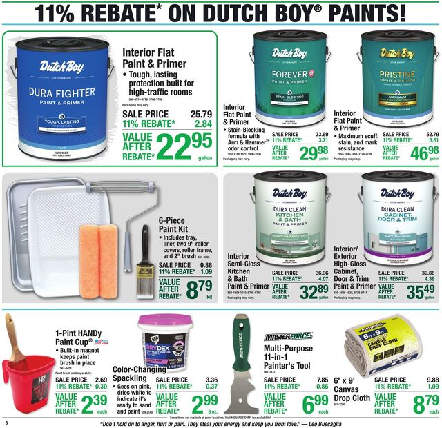 Catalogue Menards from 09/09/2026