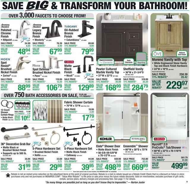 Catalogue Menards from 09/09/2026