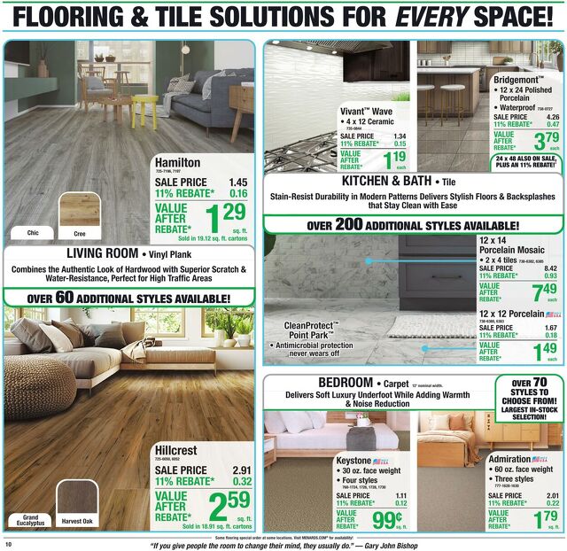 Catalogue Menards from 09/09/2026