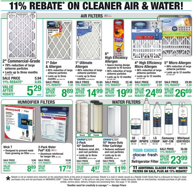 Catalogue Menards from 09/09/2026