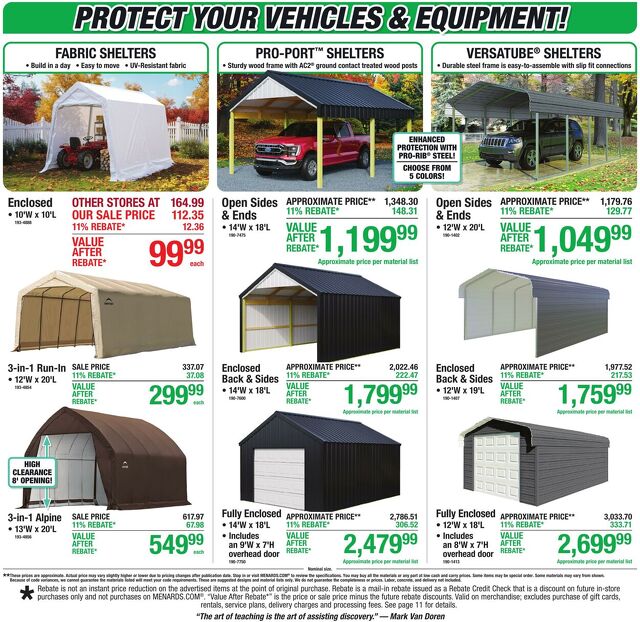 Catalogue Menards from 09/16/2026