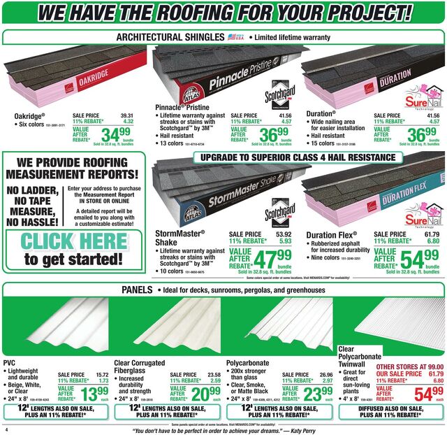 Catalogue Menards from 09/16/2026
