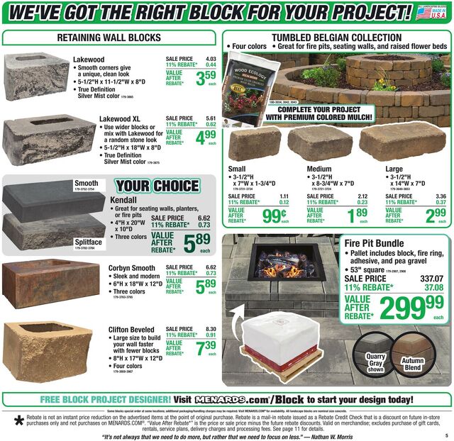 Catalogue Menards from 09/16/2026