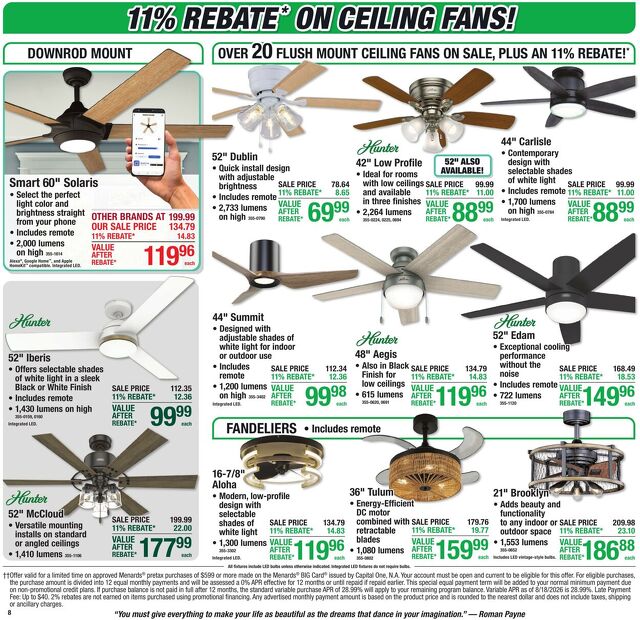 Catalogue Menards from 09/16/2026