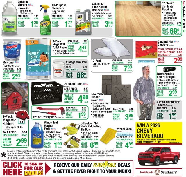 Catalogue Menards from 09/16/2026
