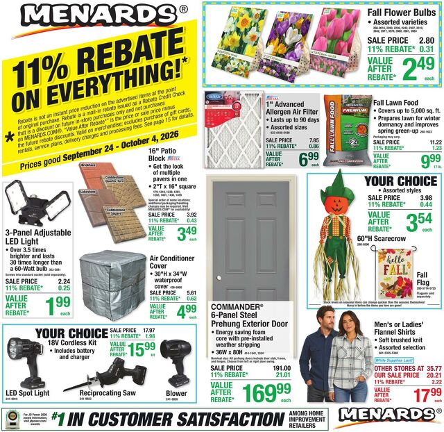 Catalogue Menards from 09/23/2026