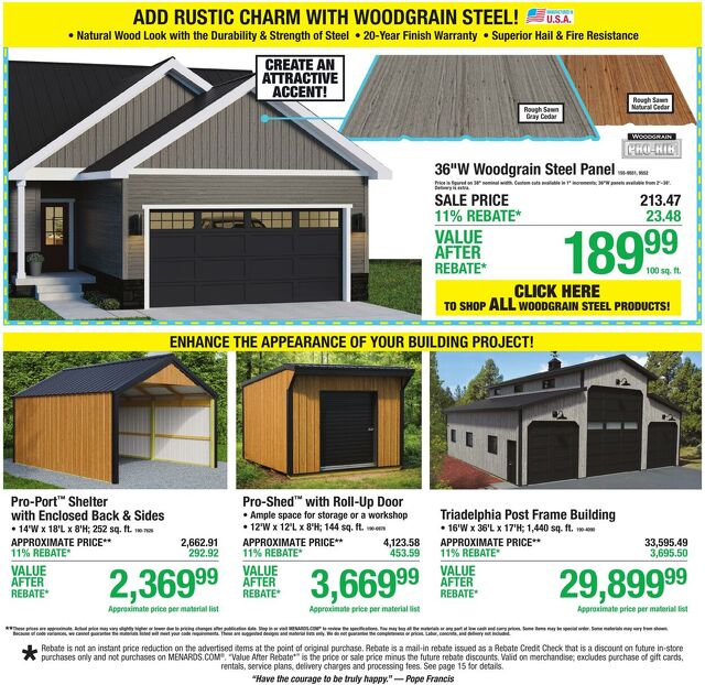 Catalogue Menards from 09/23/2026