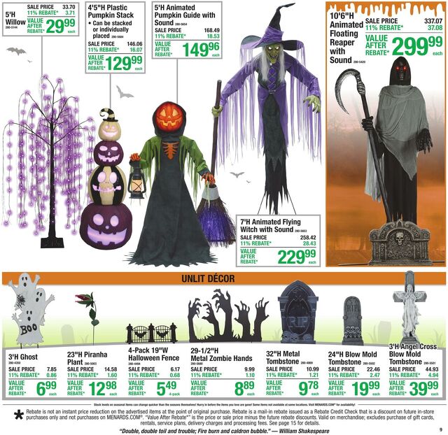 Catalogue Menards from 09/23/2026