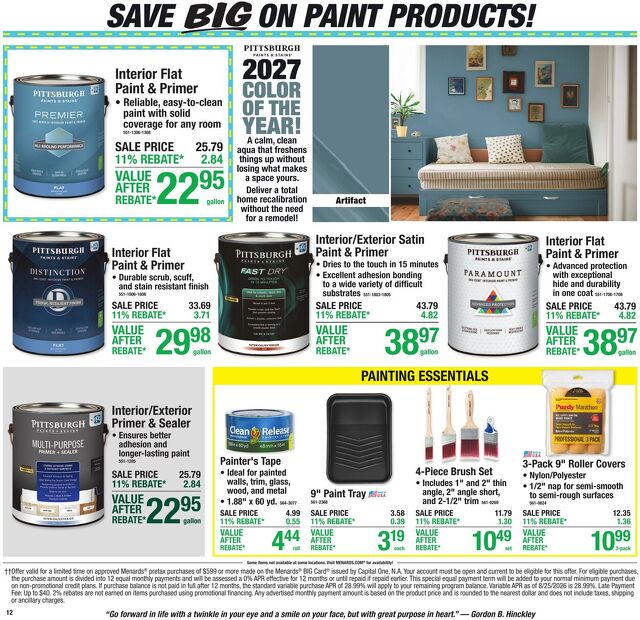 Catalogue Menards from 09/23/2026