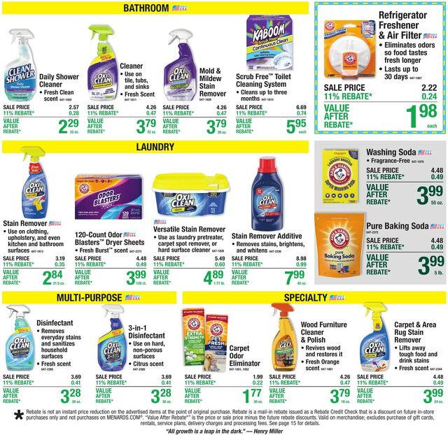 Catalogue Menards from 09/23/2026