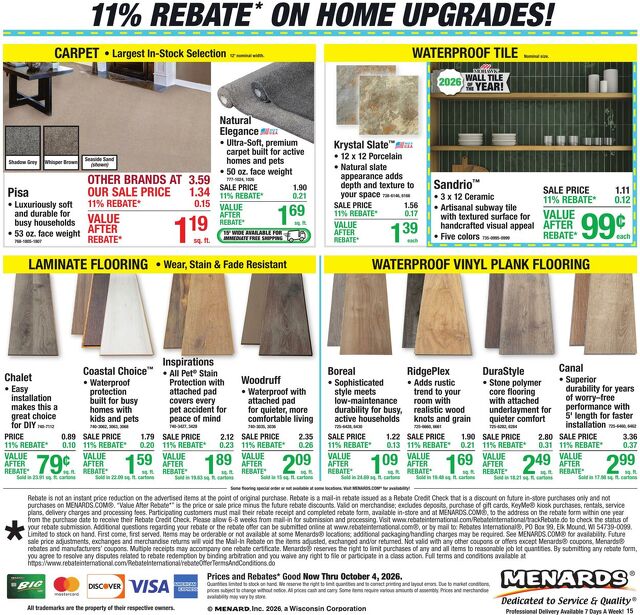 Catalogue Menards from 09/23/2026