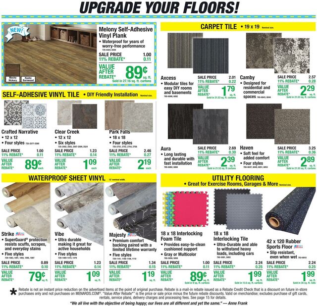 Catalogue Menards from 09/23/2026