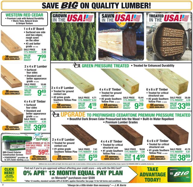 Catalogue Menards from 09/30/2026