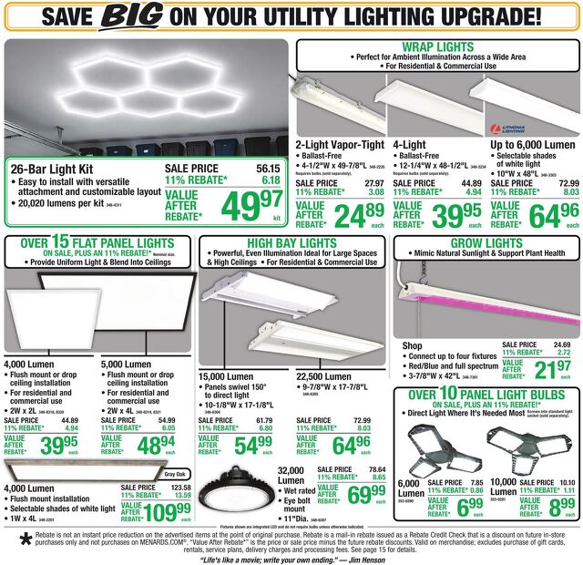 Catalogue Menards from 09/30/2026
