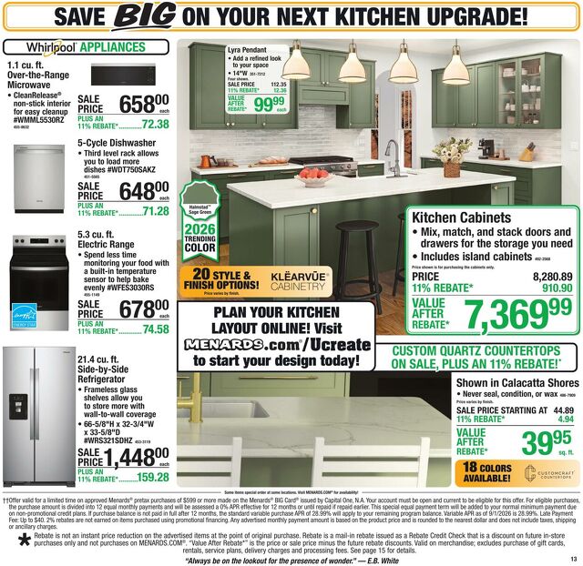 Catalogue Menards from 09/30/2026