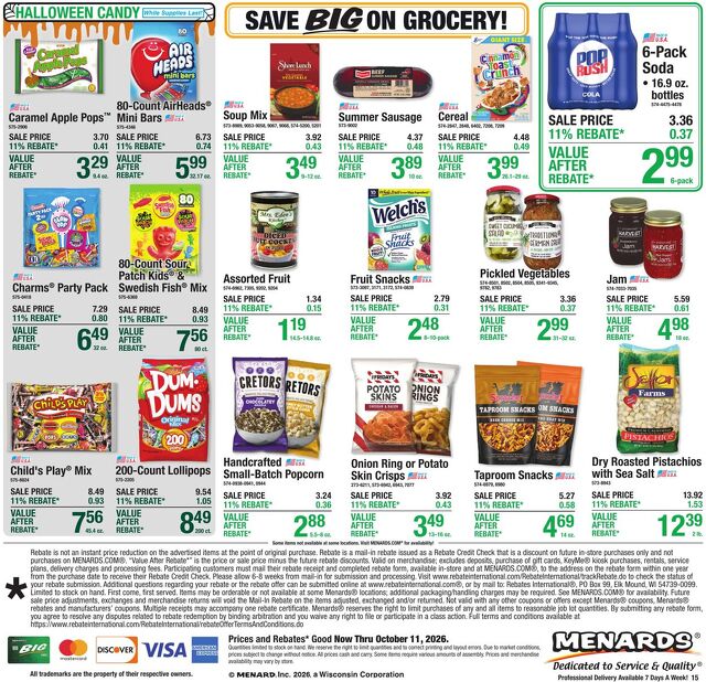 Catalogue Menards from 09/30/2026