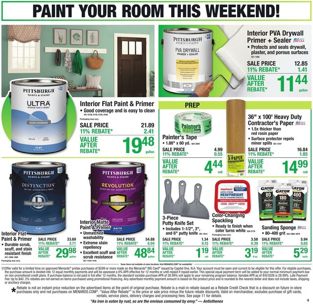Catalogue Menards from 10/07/2026