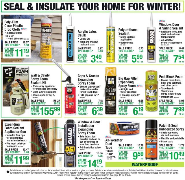 Catalogue Menards from 10/07/2026