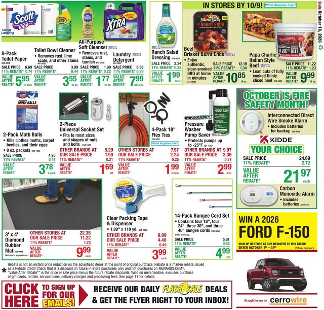 Catalogue Menards from 10/07/2026
