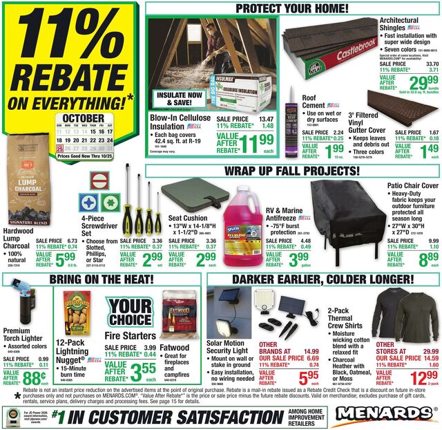 Catalogue Menards from 10/14/2026