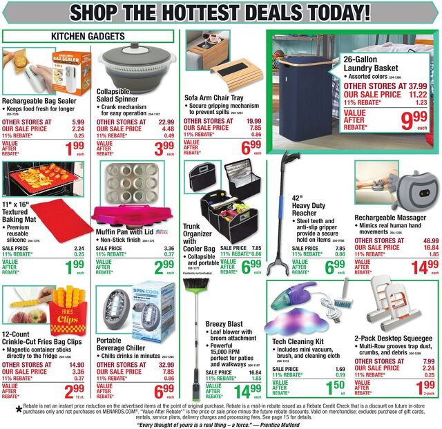 Catalogue Menards from 10/14/2026