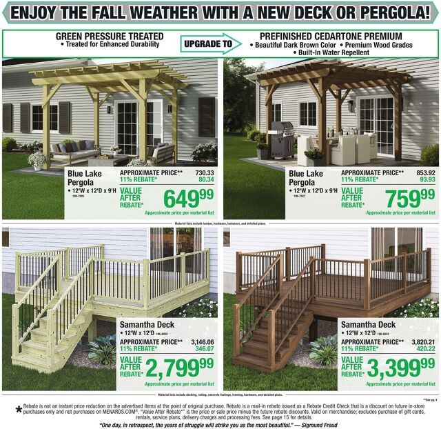 Catalogue Menards from 10/14/2026
