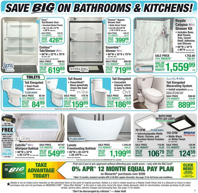 Catalogue Menards from 10/14/2026