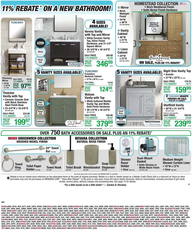 Catalogue Menards from 10/14/2026