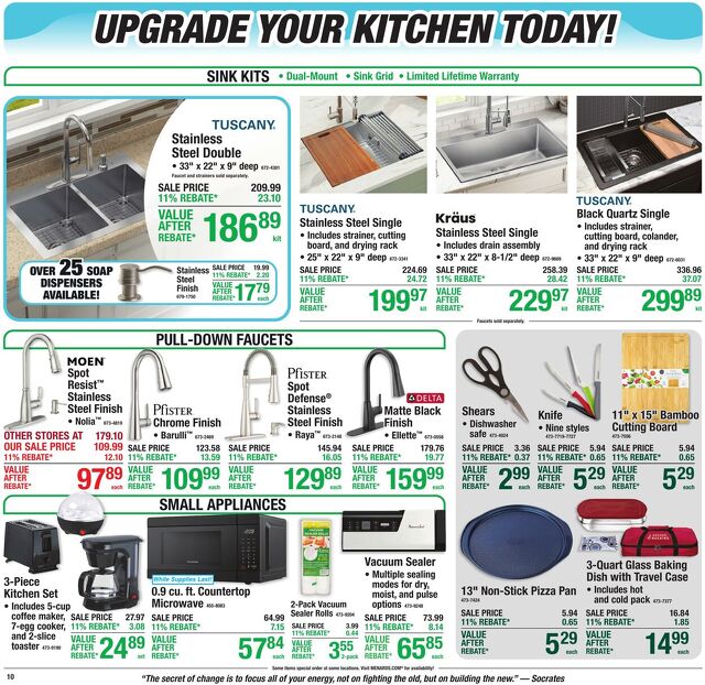 Catalogue Menards from 10/14/2026