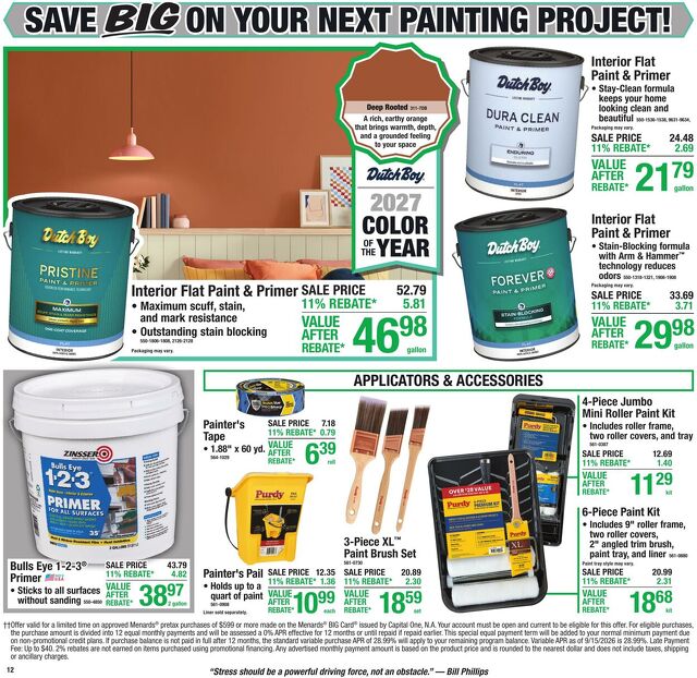 Catalogue Menards from 10/14/2026