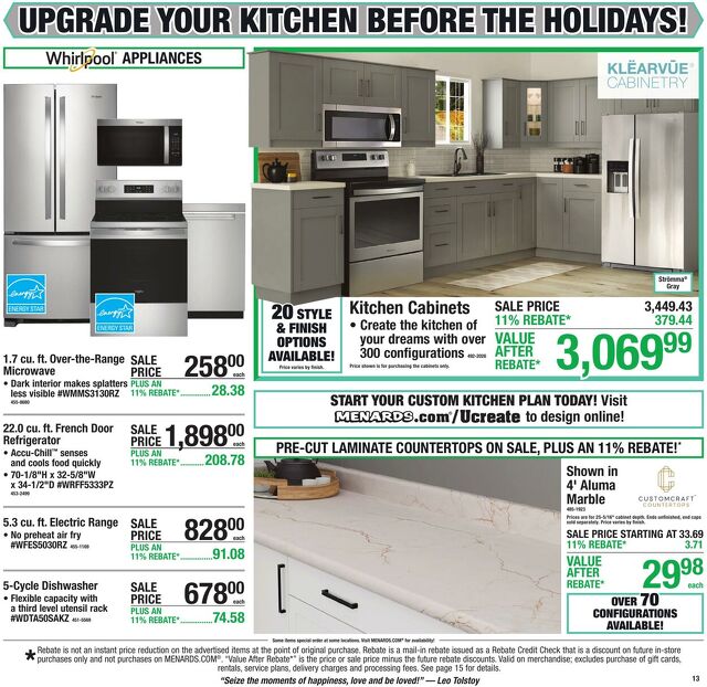 Catalogue Menards from 10/14/2026