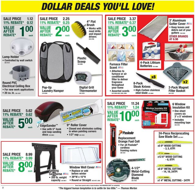 Catalogue Menards from 10/21/2026