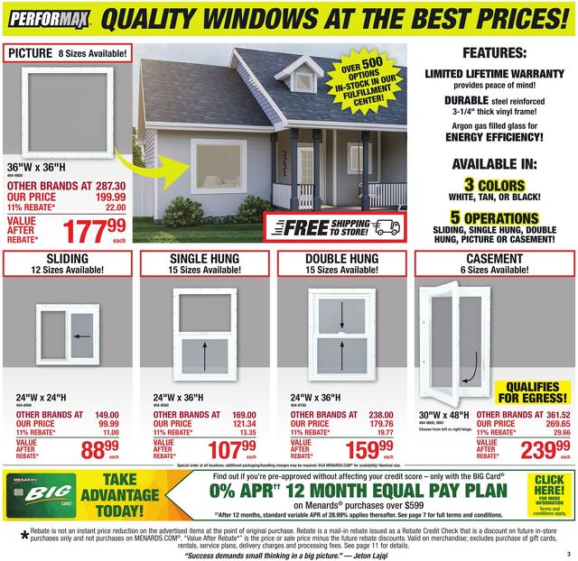 Catalogue Menards from 10/21/2026