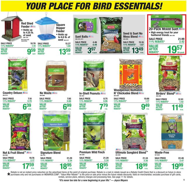 Catalogue Menards from 10/21/2026