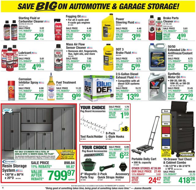 Catalogue Menards from 10/21/2026
