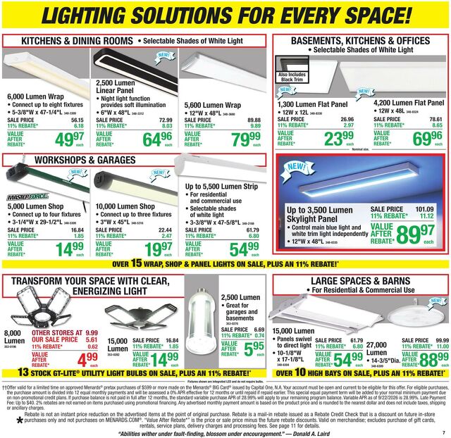 Catalogue Menards from 10/21/2026