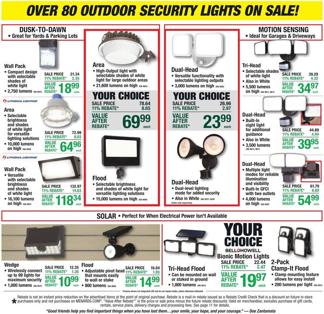 Catalogue Menards from 10/21/2026