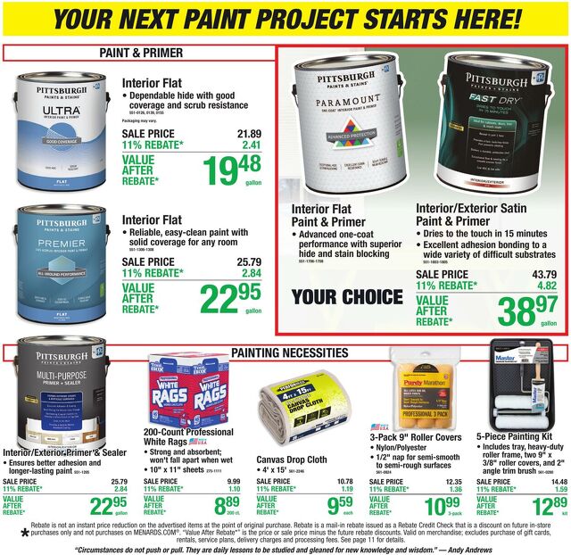 Catalogue Menards from 10/21/2026