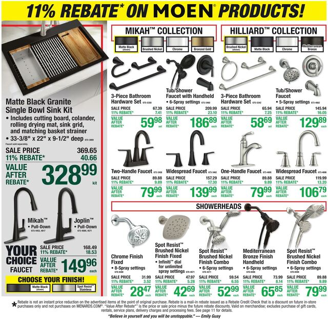Catalogue Menards from 10/21/2026