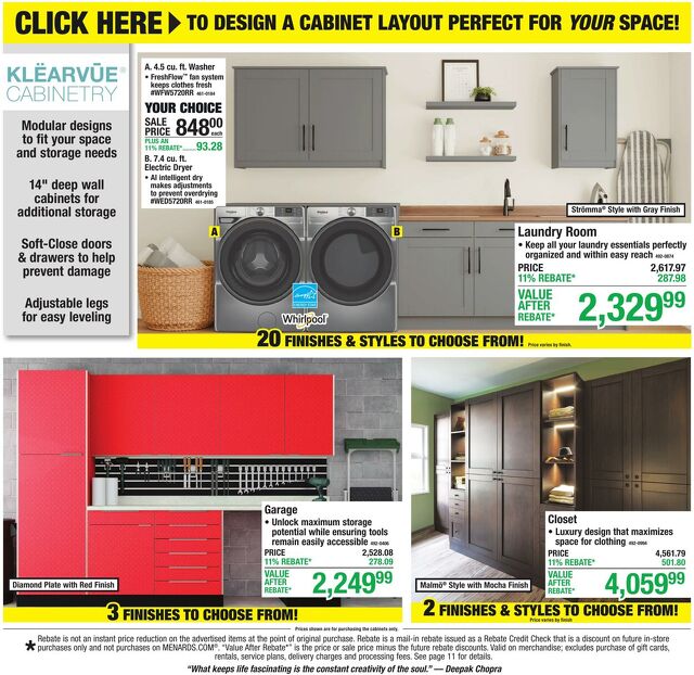 Catalogue Menards from 10/21/2026