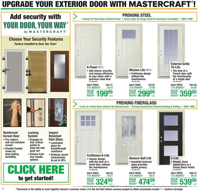 Catalogue Menards from 10/28/2026