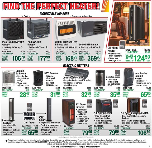 Catalogue Menards from 10/28/2026